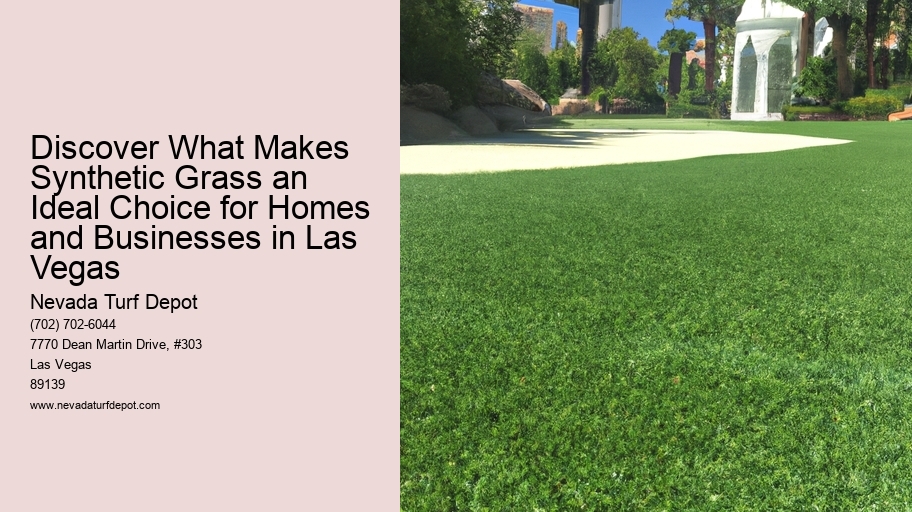 Discover What Makes Synthetic Grass an Ideal Choice for Homes and Businesses in Las Vegas