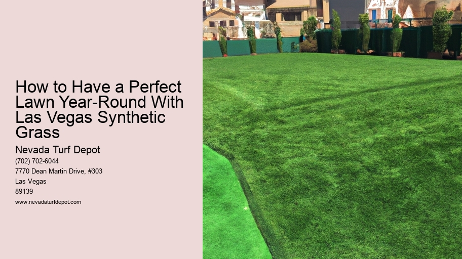How to Have a Perfect Lawn Year-Round With Las Vegas Synthetic Grass