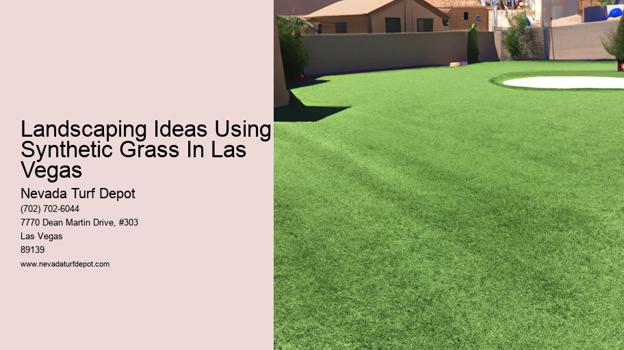 Landscaping Ideas Using Synthetic Grass In Las Vegas