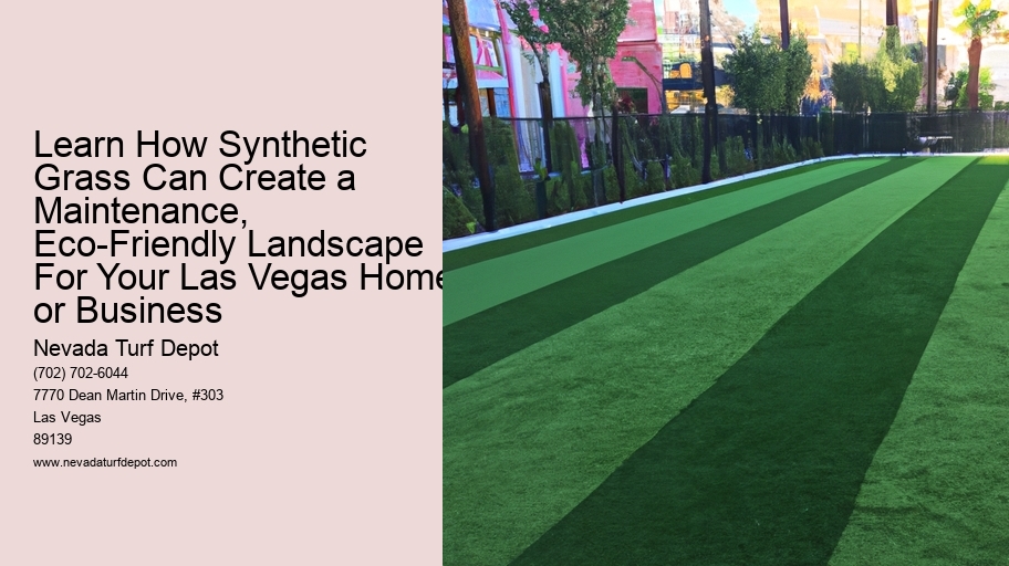 Learn How Synthetic Grass Can Create a Maintenance, Eco-Friendly Landscape For Your Las Vegas Home or Business