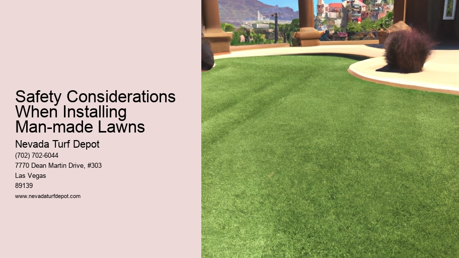 Safety Considerations When Installing Man-made Lawns