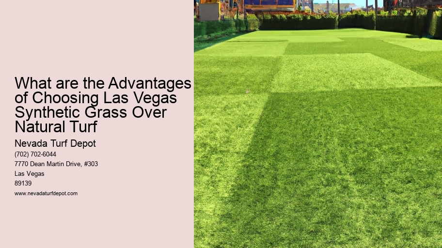 What are the Advantages of Choosing Las Vegas Synthetic Grass Over Natural Turf