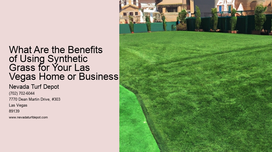 What Are the Benefits of Using Synthetic Grass for Your Las Vegas Home or Business