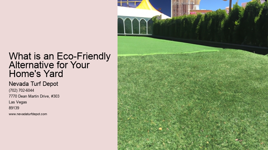 What is an Eco-Friendly Alternative for Your Home's Yard