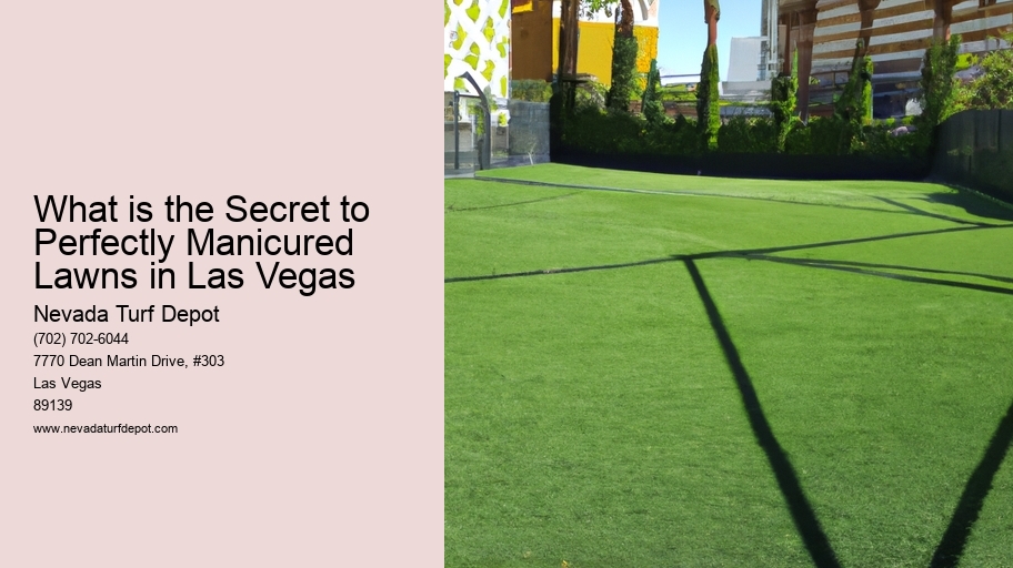 What is the Secret to Perfectly Manicured Lawns in Las Vegas
