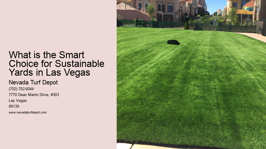 What is the Smart Choice for Sustainable Yards in Las Vegas